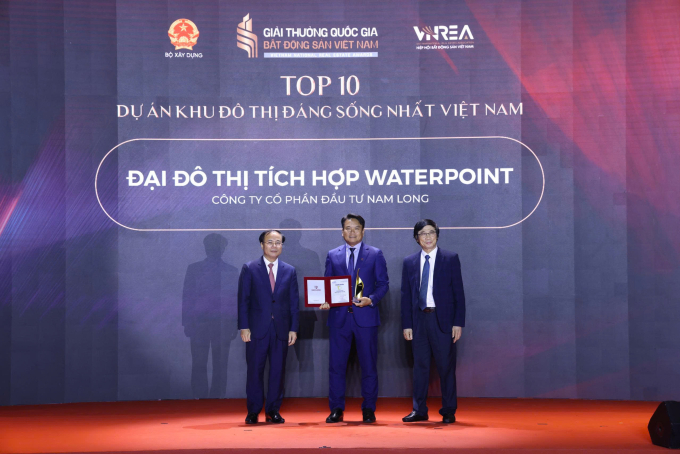 Waterpoint is recognized among Vietnam’s Top 10 Most Livable Township Projects. Photo courtesy of Nam Long