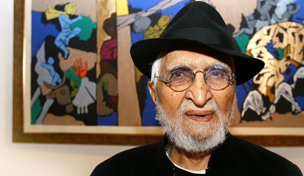 M.F. Hussain's famous painting 'Savani'
