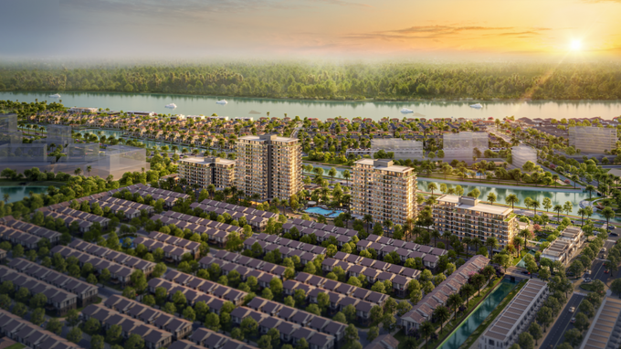 Solaria Rise, an apartment precinct within the Waterpoint integrated township, has received the EDGE green building certification. Photo courtesy of Nam Long