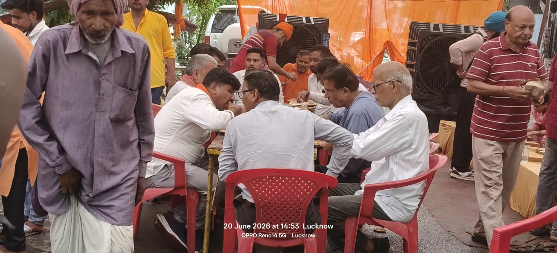 A grand beautiful event and Bhandara was organized at Gulachin Temple in the capital Lucknow.