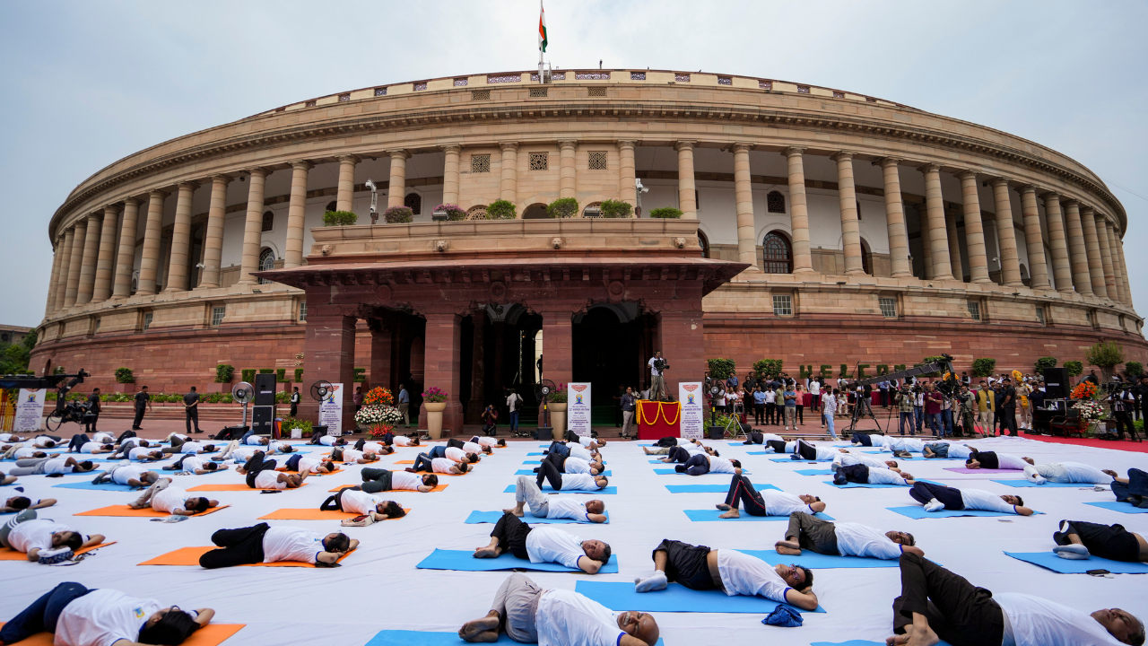 MUSKAN DIXIT - 12th International Yoga Day amrit vichar