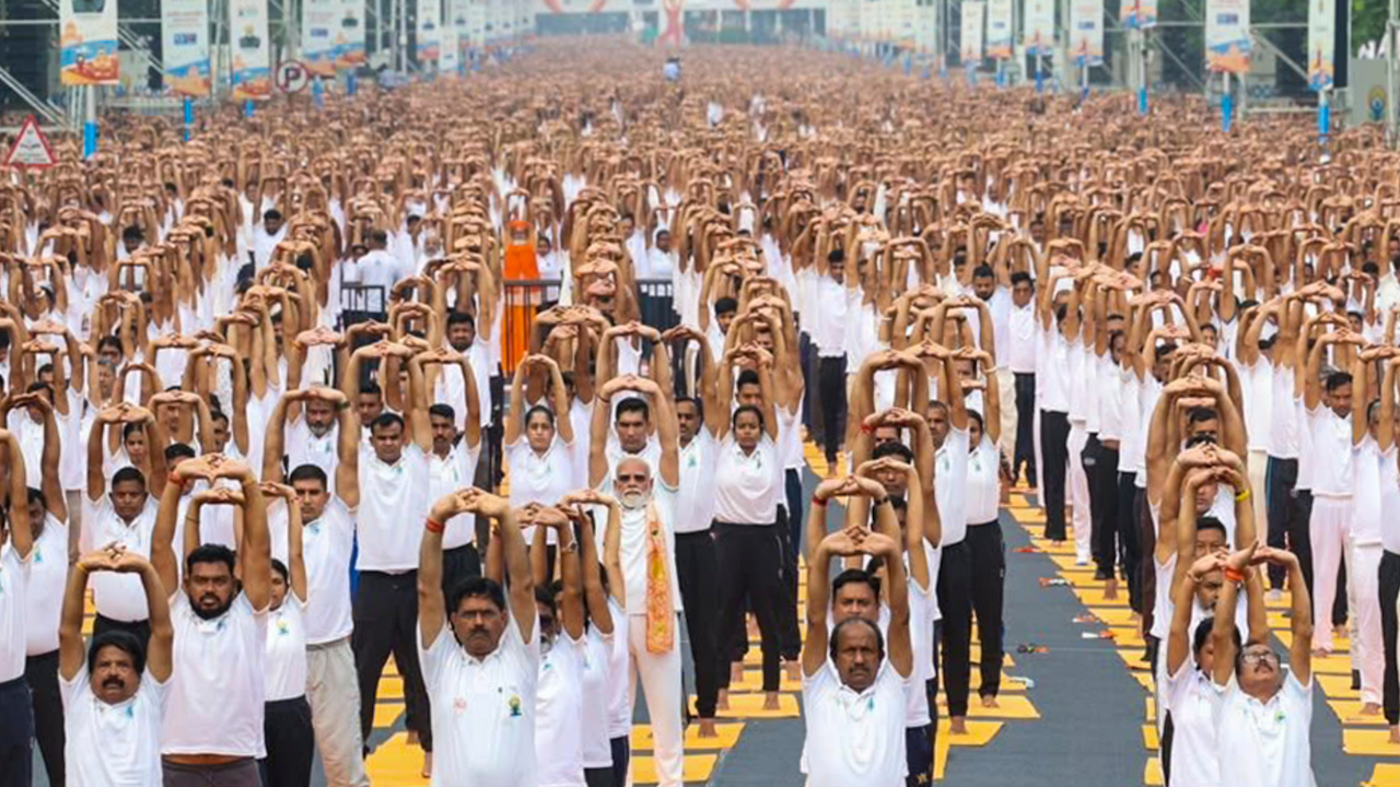 MUSKAN DIXIT- 12th International Yoga Day amrit vichar