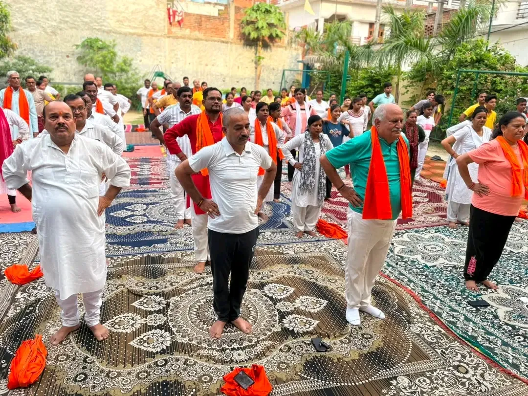 Rashtriya Swayamsevak Sangh organizes huge yoga program on World Yoga Day