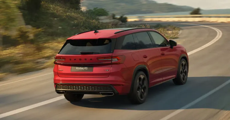 skoda kodiaq rs rear skoda kodiaq rs rear