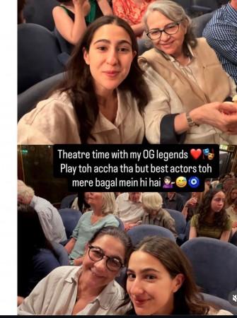 Sara Ali Khan and Sharmila Tagore celebrate Pak actor Kubra Khan's birthday; feed her cake; Amrita Singh gives the celebrations a miss Sara Ali Khan and Sharmila Tagore celebrate Pak actor Kubra Khan's birthday; feed her cake; Amrita Singh gives the celebrations a miss