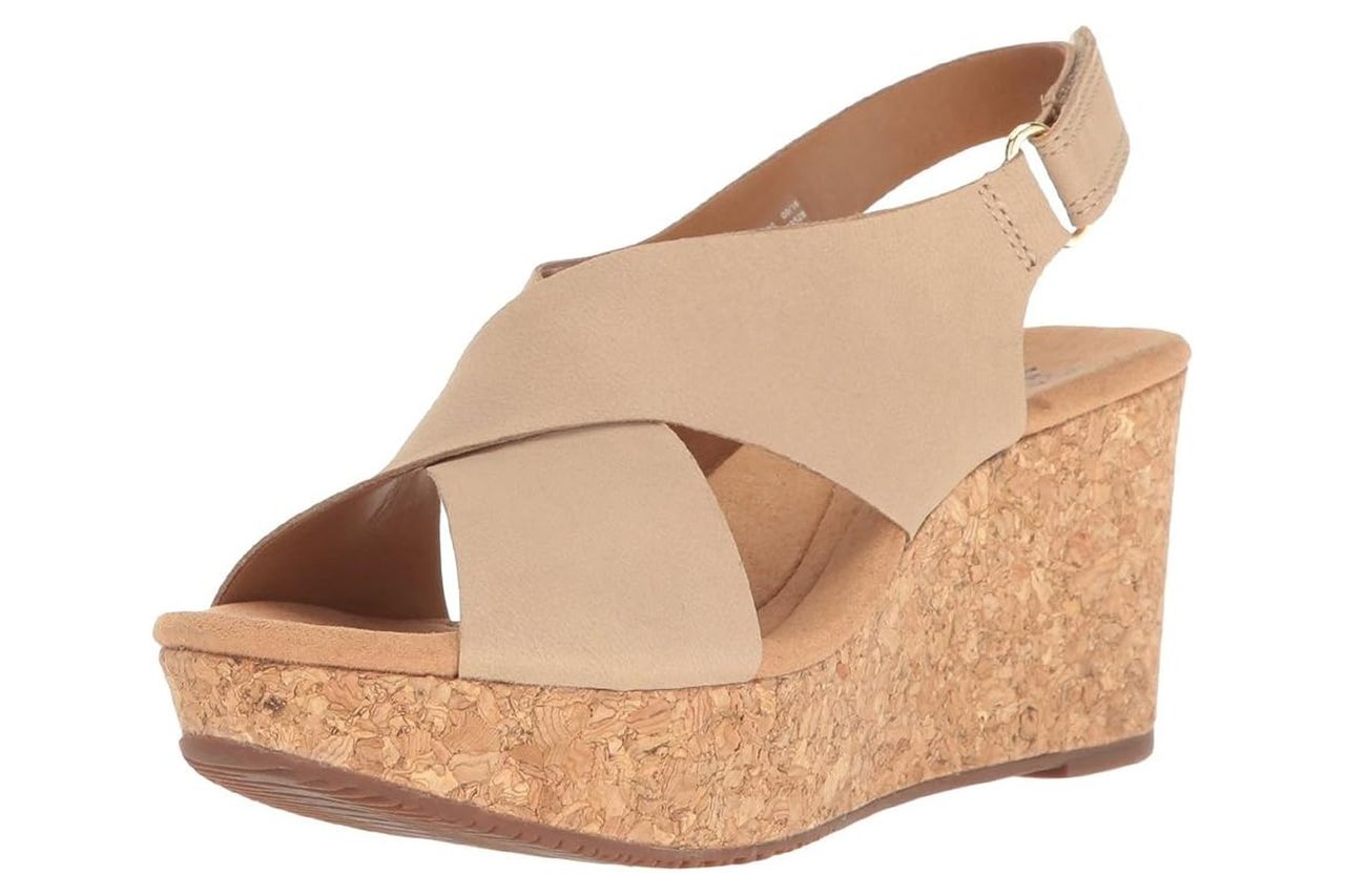 Clarks Women's Annadel Irwyn Wedge Sandal Credit: Amazon