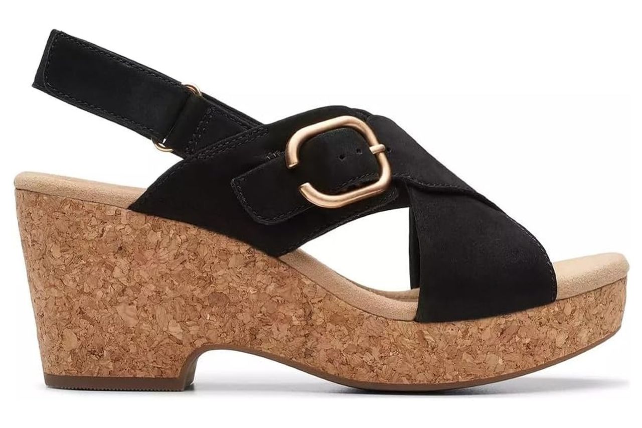 Clarks Women's Giselle Cove Heeled Sandals Credit: Amazon