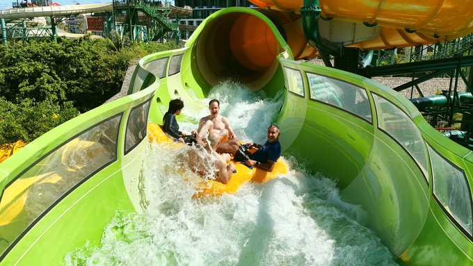 Aquatopia Water Park is the first attraction at Sun World Hon Thom to operate the PowerRapids water slide. Photo courtesy of Sun World Hon Thom