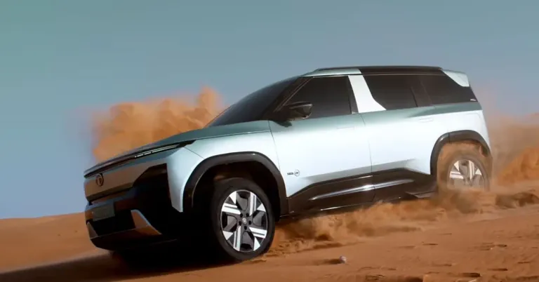 tata sierra ev off roading