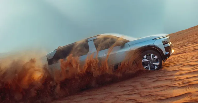 tata sierra ev off roading 