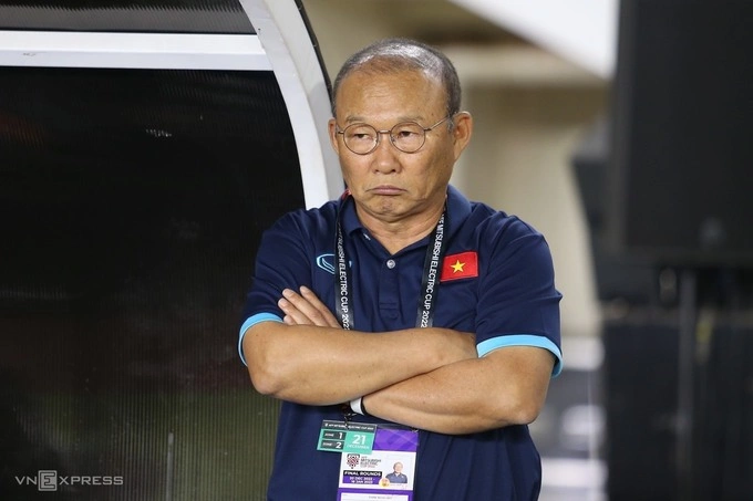 Park Hang-seo as the head coach of Vietnam in 2022. Photo by Read/Duc Dong