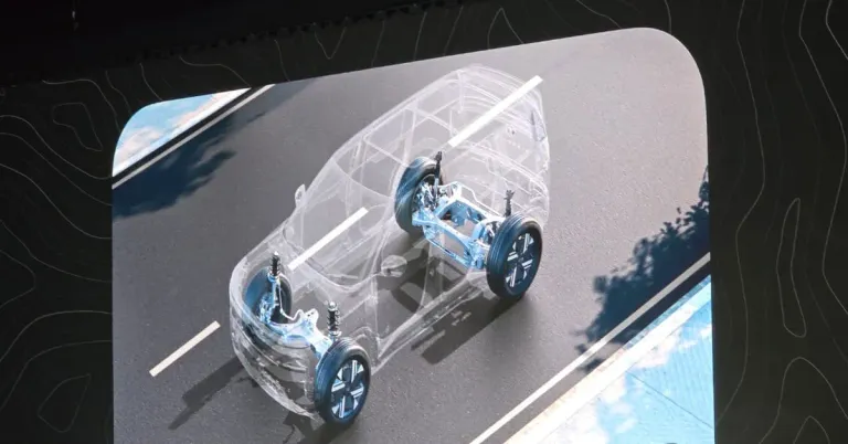 tata sierra ev suspension and chassis