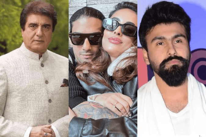 Raj Babbar, Prateik Babbar, Priya Banerjee, Arya Babbar