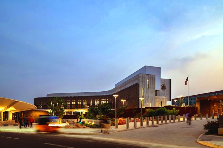 donald trump road hyderabad us consulate