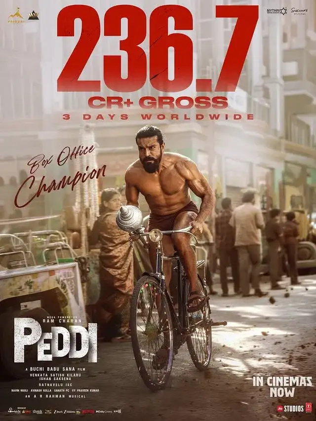 Ram Charan's film 'Peddi' created a stir at the box office