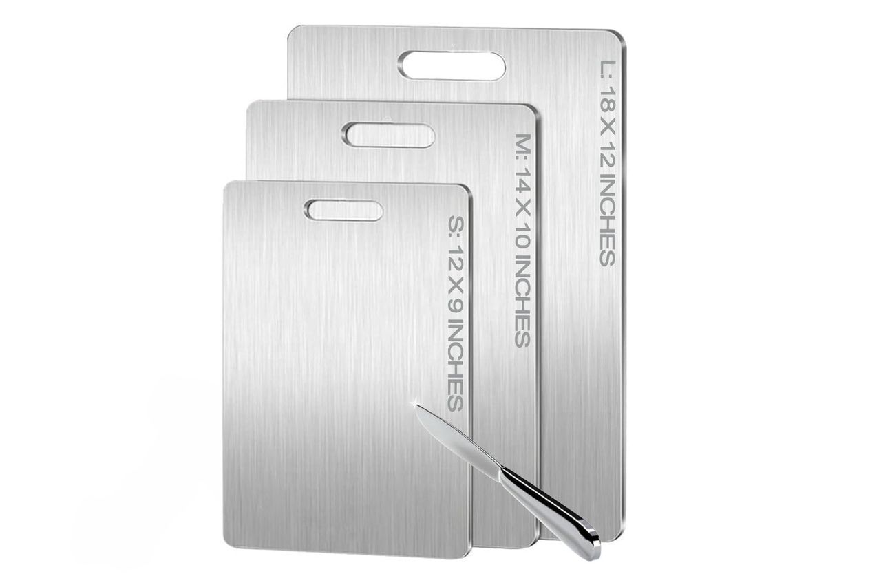 Zaucet Titanium Cutting Board Credit: Amazon
