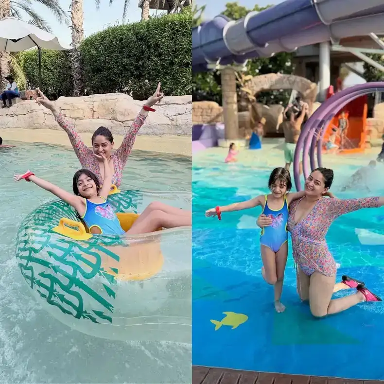 Mahhi Vij spent fun moments with her daughter in Dubai