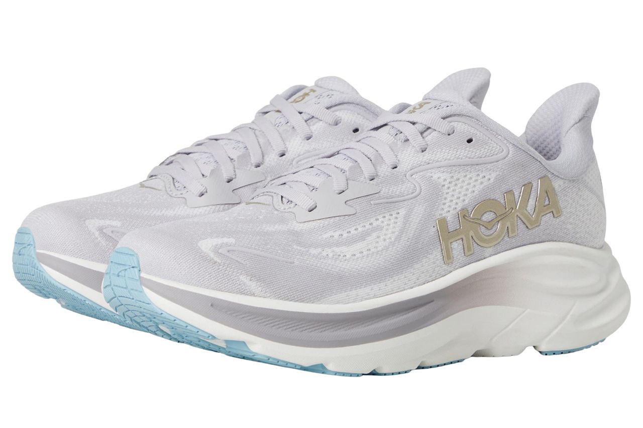 Hoka Clifton 10 - Top View Hoka Clifton 10 - Bottom View Hoka Clifton 10 - Left View Hoka Clifton 10 - Back View Hoka Clifton 10 - Right View Hoka Clifton 10 - Front View Hoka Clifton 10 Credit: Zappos