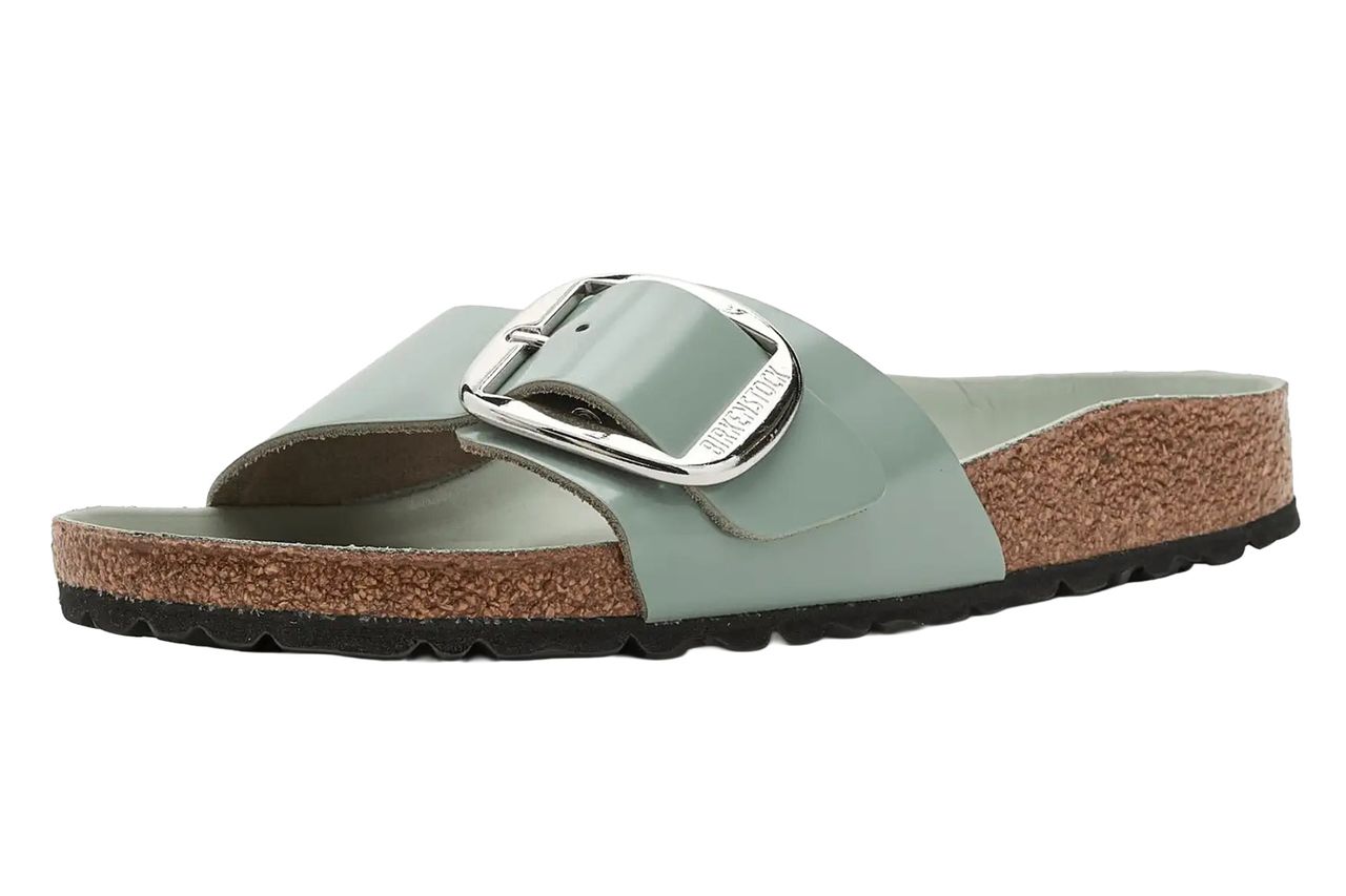 Birkenstock Madrid Big Buckle High Shine Credit: Zappos