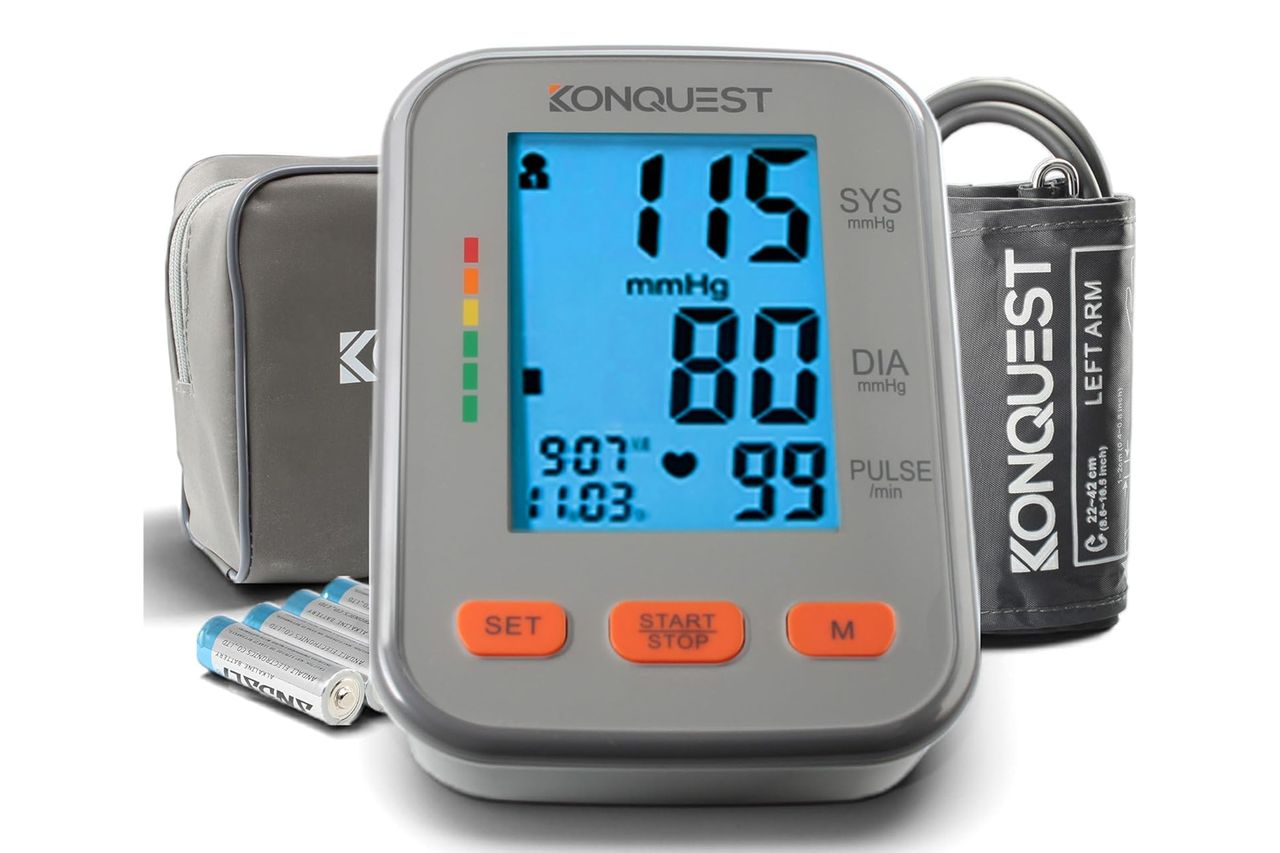 Amazon Konquest Automatic Upper Arm Digital Blood Pressure Monitor Credit: Amazon