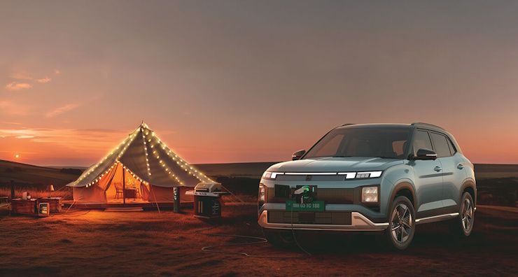 hyundai creta electric V2L hyundai creta electric V2L