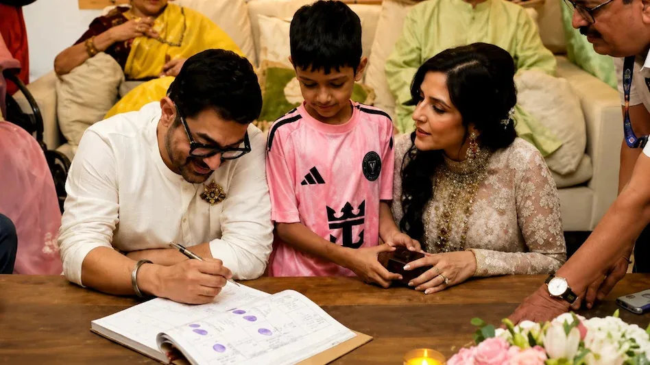 Aamir Khan and Gauri wedding