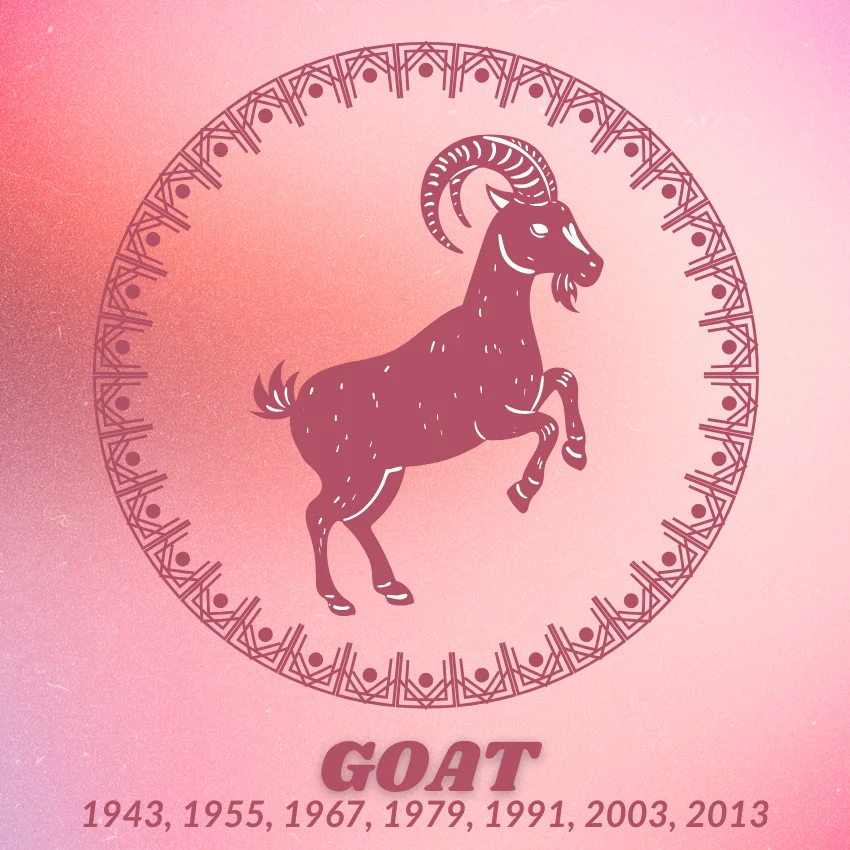 goat chinese zodiac signs luck happiness July 9 2026