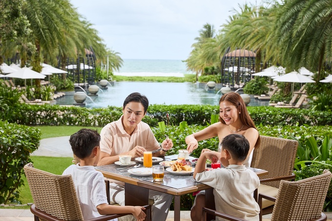The resort offers breakfast options catering to different ages and occasions. Photo courtesy of the resort