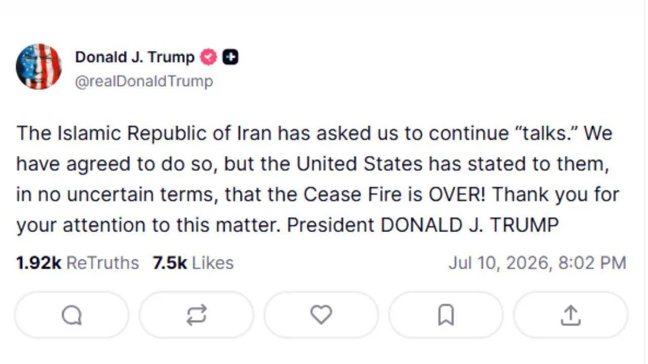 Trump Warns Iran