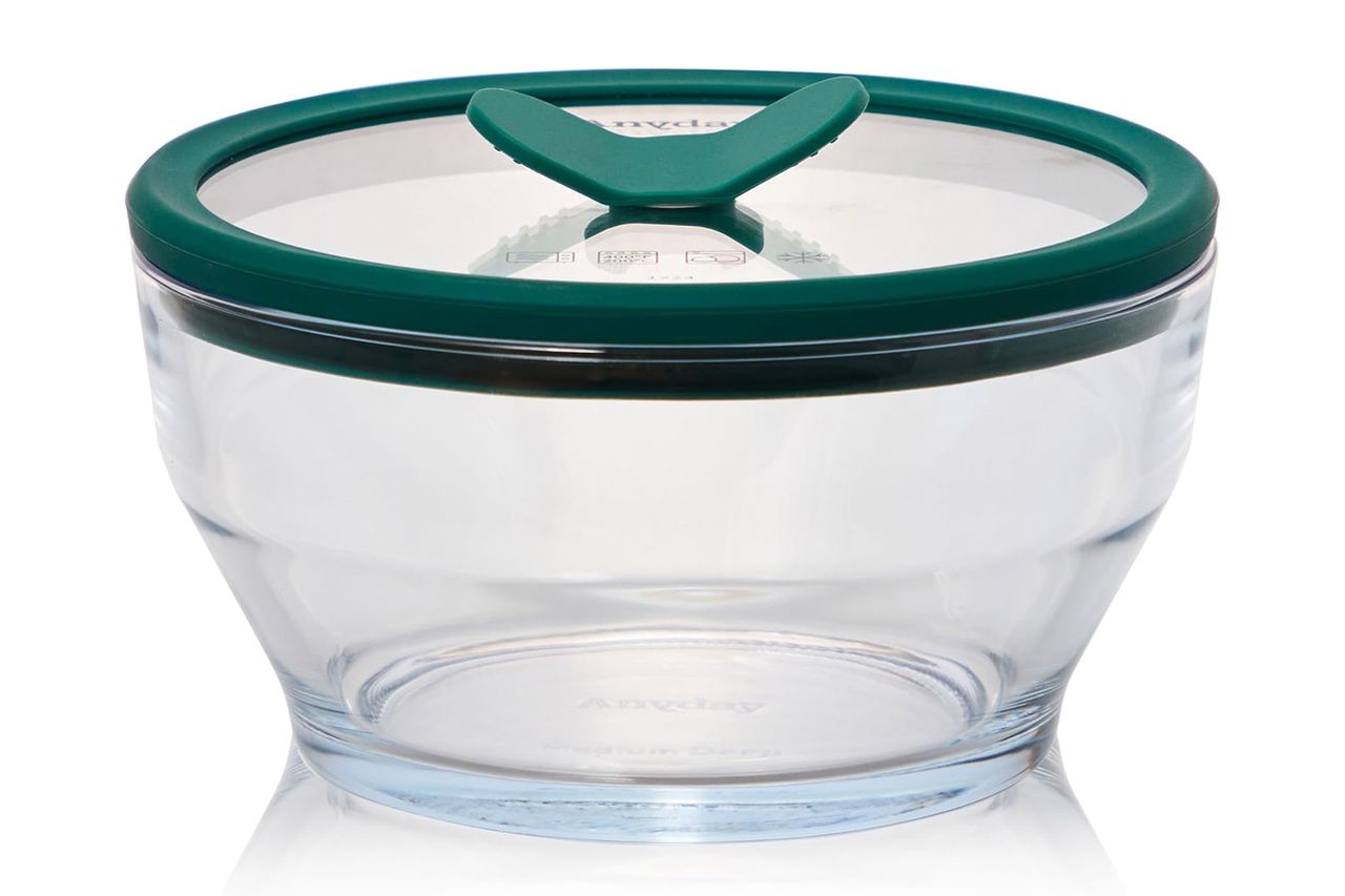 Anyday 4-Cup Glass Food Storage with Glass Lid Credit: Amazon