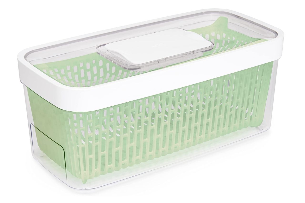 OXO Good Grips GreenSaver Produce Keeper - Large,White Credit: Amazon