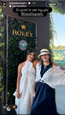 Wimbledon 2026: Priyanka Chopra reunites with Andaaz co-star Lara Dutta; Sara Tendulkar-Shubman Gill fuel dating rumours; Ananya Panday stuns in ₹2.15 lakh Ralph Lauren outfit Wimbledon 2026: Priyanka Chopra reunites with Andaaz co-star Lara Dutta; Sara Tendulkar-Shubman Gill fuel dating rumours; Ananya Panday stuns in ₹2.15 lakh Ralph Lauren outfit