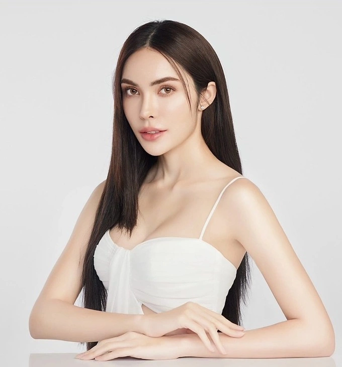 Charlotte Austin, 27, is a Thai-British actress and model. She rose to fame as Cherine in the series Show Me Love and was the fifth runner-up at Miss Grand Thailand 2022. Photo courtesy of Instagram