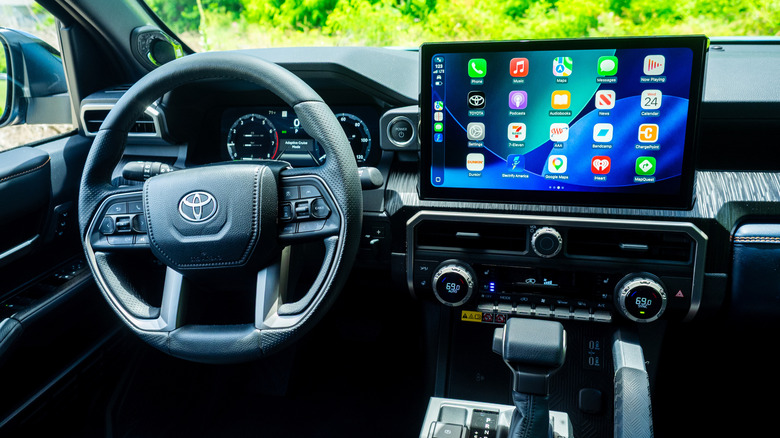 2026 Toyota 4Runner steering wheel and dashboard
