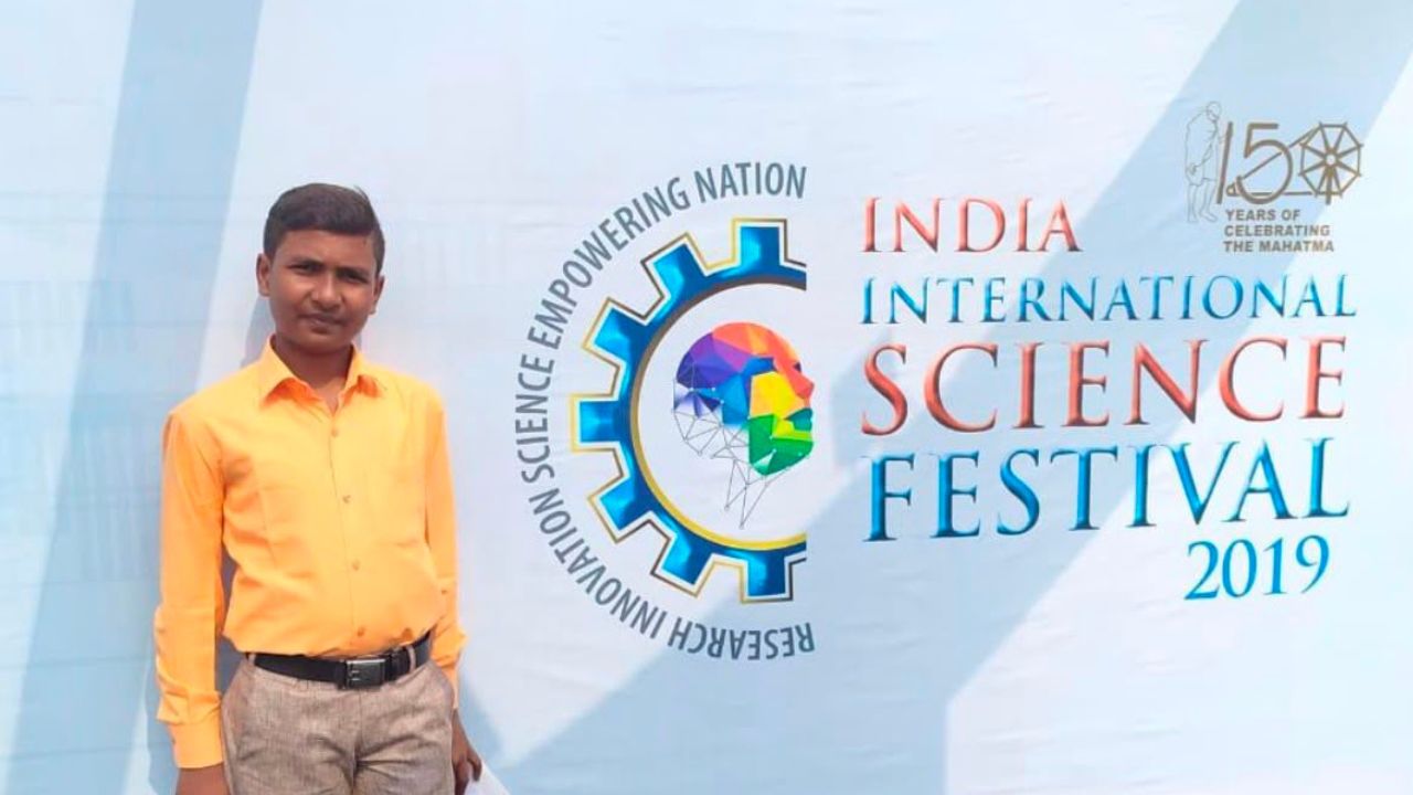 Rahul Singh as a young participant at the India International Science Festival 2019. (Source: Rahul Singh's family)