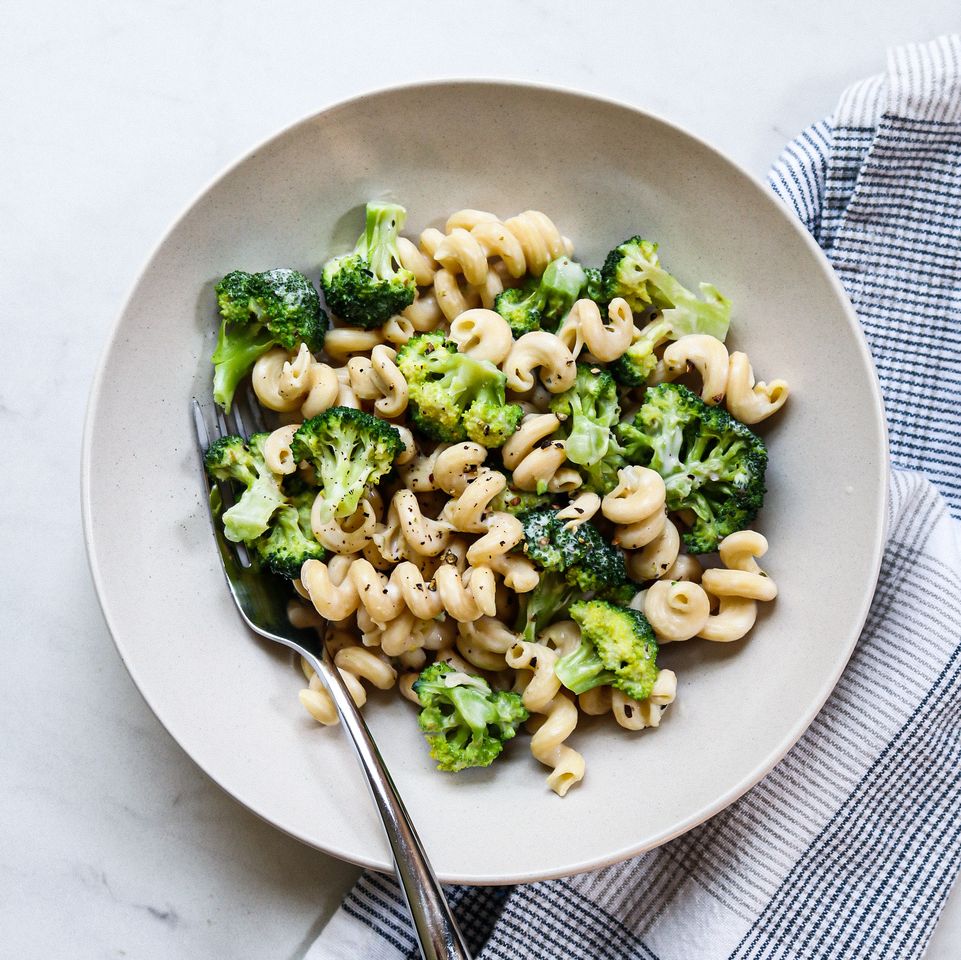 3-Ingredient Goat Cheese Pasta with Broccoli Credit: Carolyn A. Hodges, R.D.