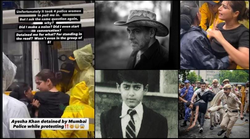 'Should not be hijacked politically': Salman Khan support CJP students protests ; Ayesha Khan pushed into van, detained by Mumbai Police 'Should not be hijacked politically': Salman Khan support CJP students protests ; Ayesha Khan pushed into van, detained by Mumbai Police