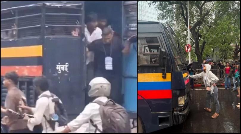 Who is Rhiya Ahir? Model blocks Mumbai Police van; viral video shows man freeing detained students in Mumbai's Chembur Who is Rhiya Ahir? Model blocks Mumbai Police van; viral video shows man freeing detained students in Mumbai's Chembur