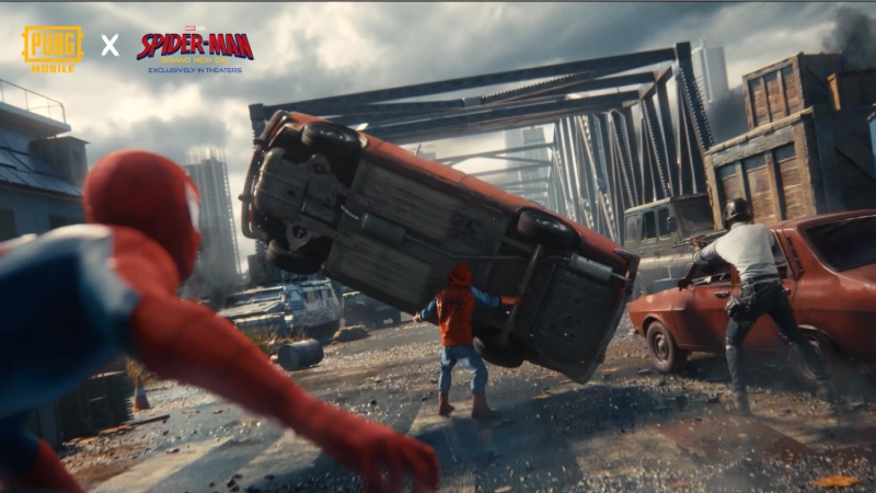 pubg x spiderman 1 PUBG MOBILE Spider-Man
