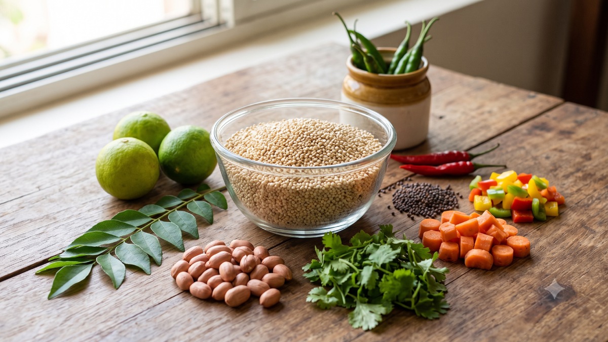 Quinoa rich in protein and fiber