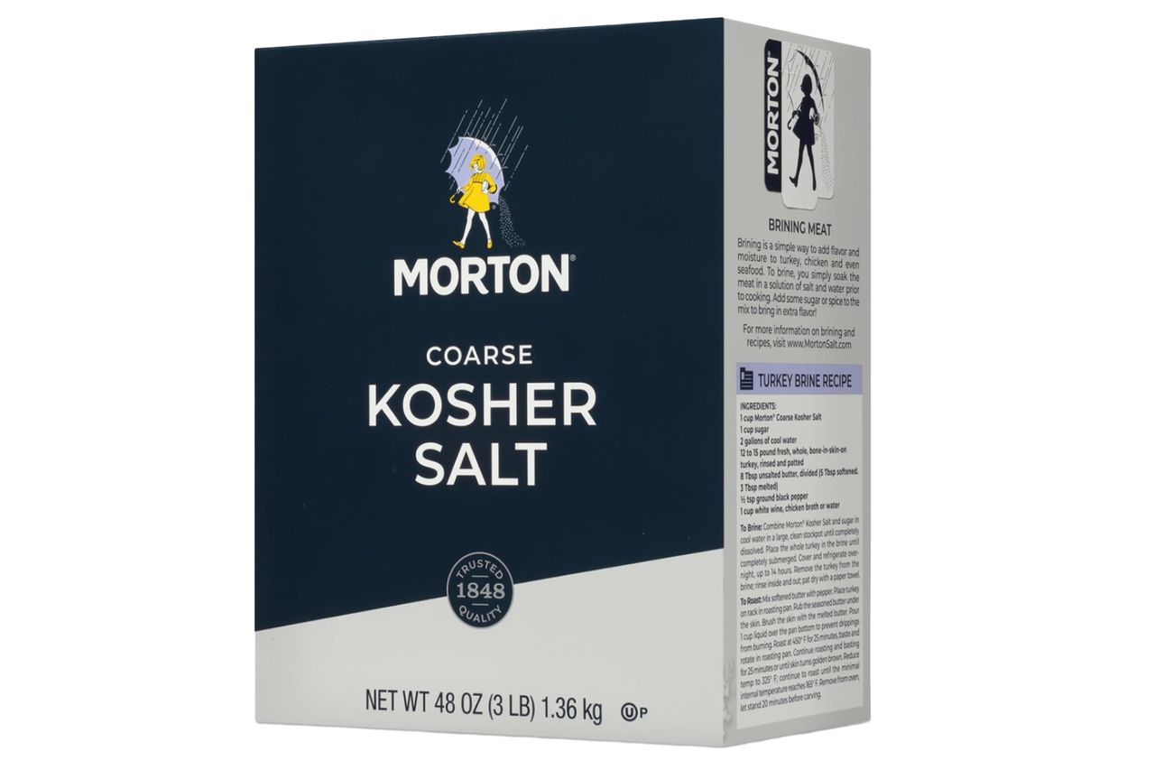 Morton, Salt Kosher, 48 Ounce Credit: Amazon