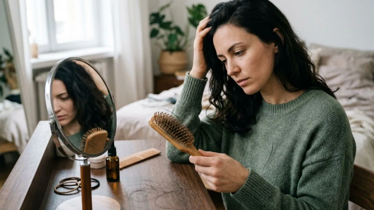Lupus: Lupus is an autoimmune disease in which the body's immune system starts attacking its own healthy tissues. It can affect the skin, joints and other organs as well as hair. In this disease, there may be a complaint of rapid hair fall or thinning.