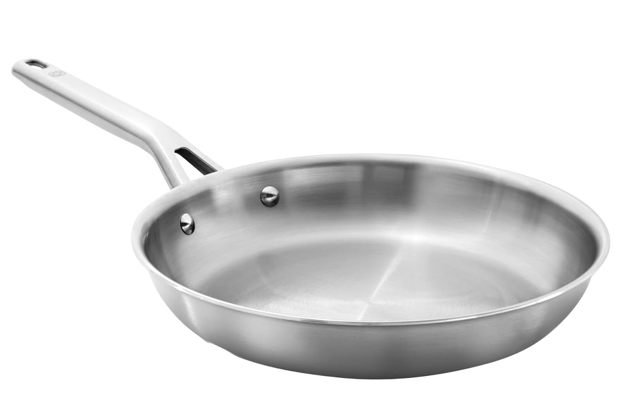 Calphalon Brushed 3-Ply Stainless Steel Cookware Credit: Amazon