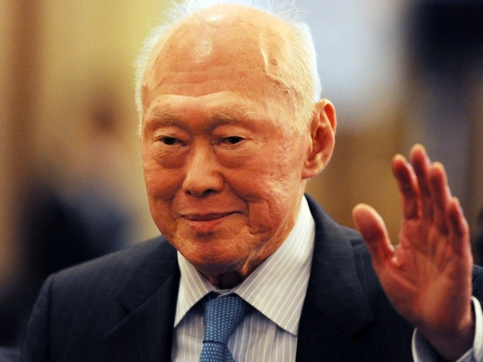 Singapore’s first Prime Minister Lee Kuan Yew seen in 2011. Photo by AFP