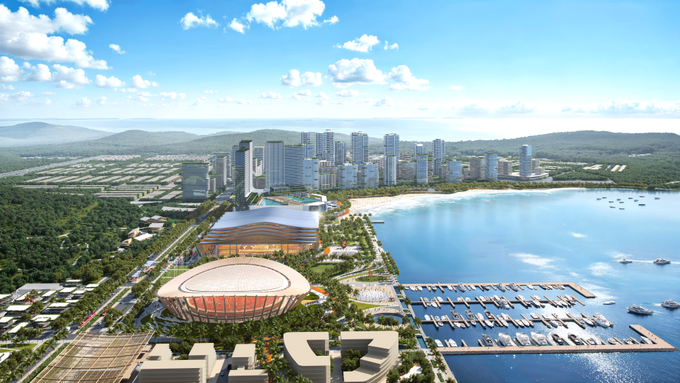 Rendering of new projects in Phu Quoc ahead of APEC Economic Leaders Week 2027. Photo courtesy of Sun Group