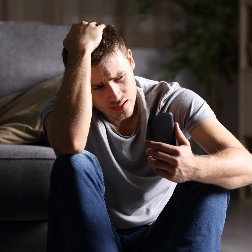man is exposed to bad news every single day