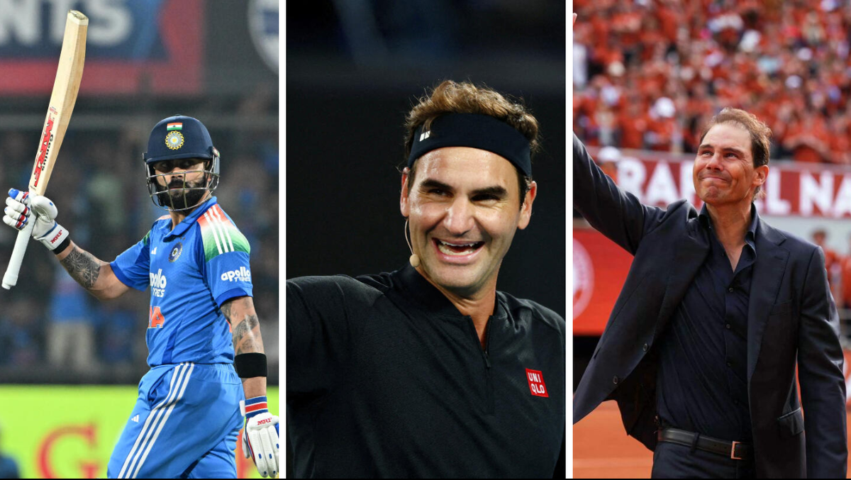 Passing seasons: Virat Kohli, Roger Federer, and Rafael Nadal, who once felt eternal, now stand as reminders that even the brightest eras must eventually yield to time. Passing seasons: Virat Kohli, Roger Federer, and Rafael Nadal, who once felt eternal, now stand as reminders that even the brightest eras must eventually yield to time.