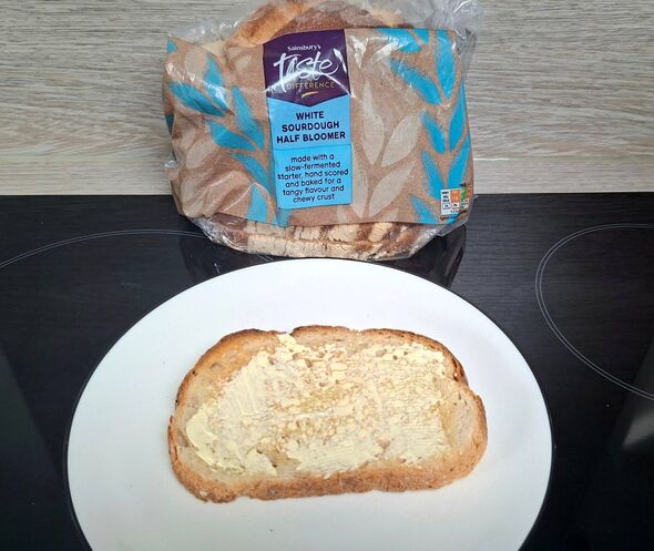 toast on plate toast on plate