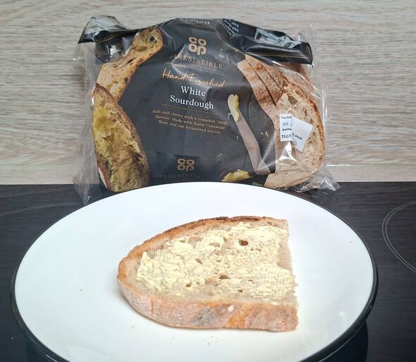 toast on plate toast on plate