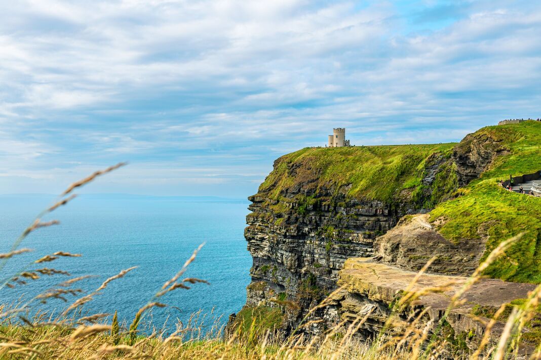 O Briens Tower on the Cliffs of Moher Ireland